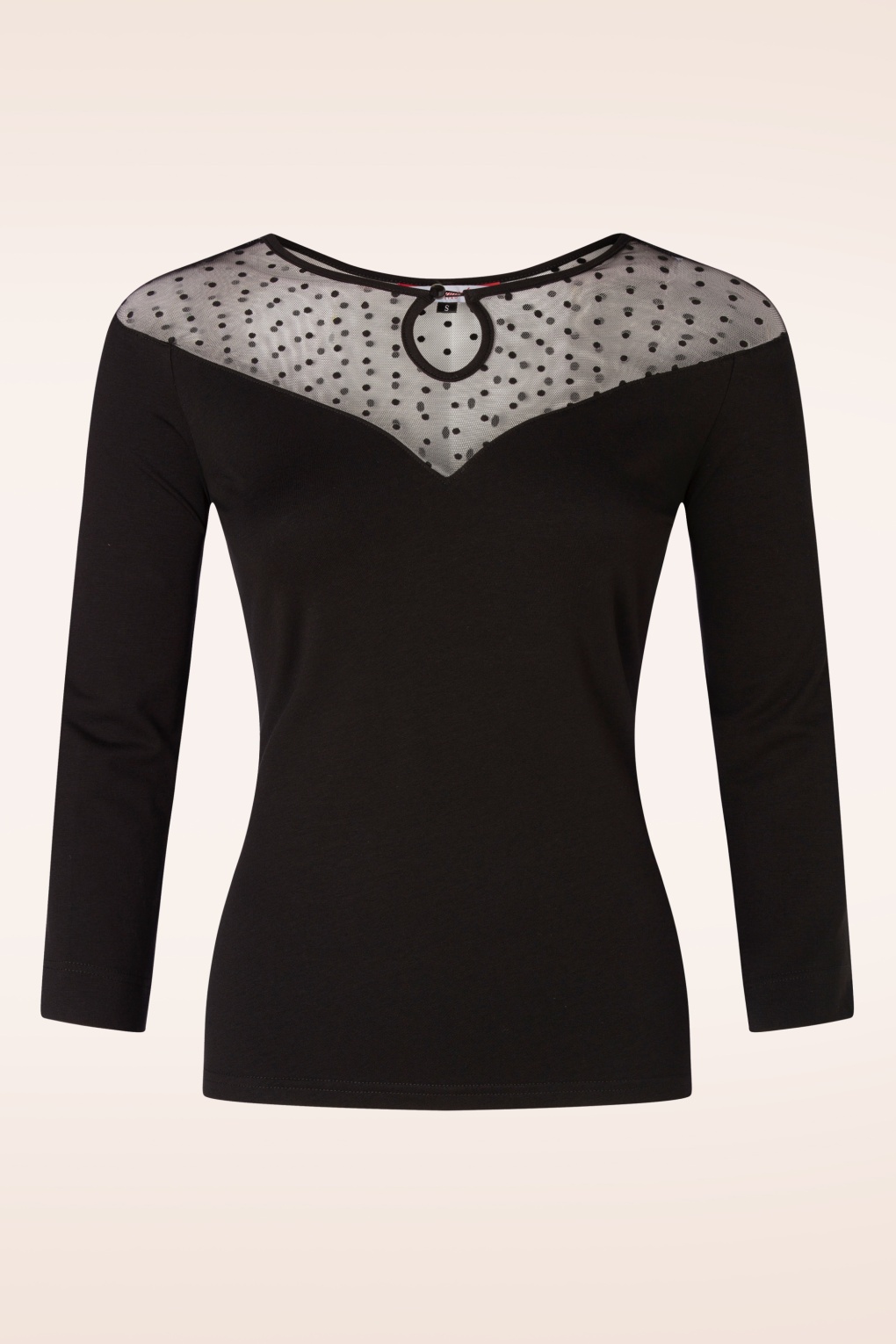257120-Banned-38732-Top-Transparent-Dots-Black-210520-003W-full