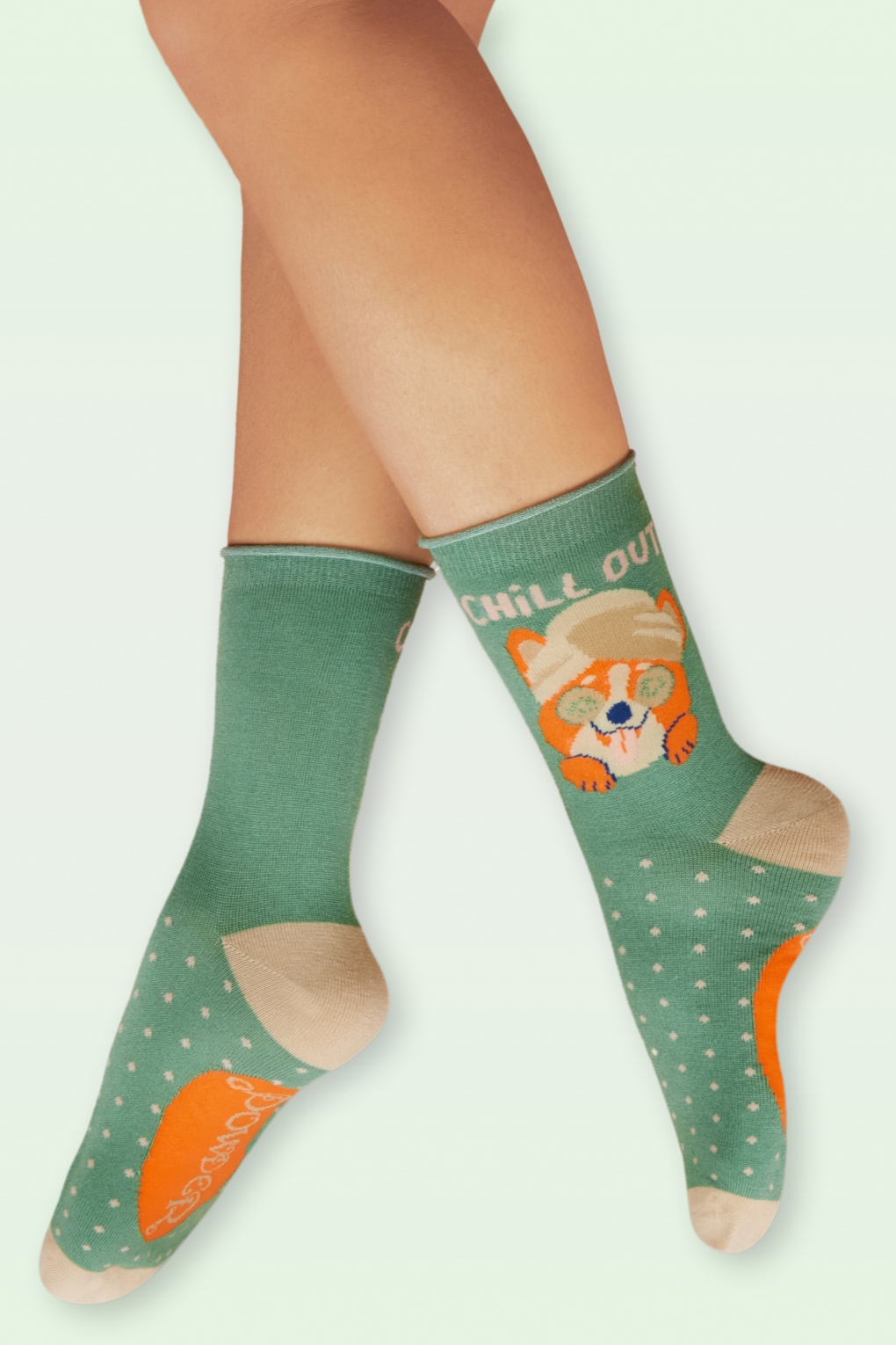 272576-Powder-53500-Socks-Chill-Out-Dog-Green250211-001LW-full