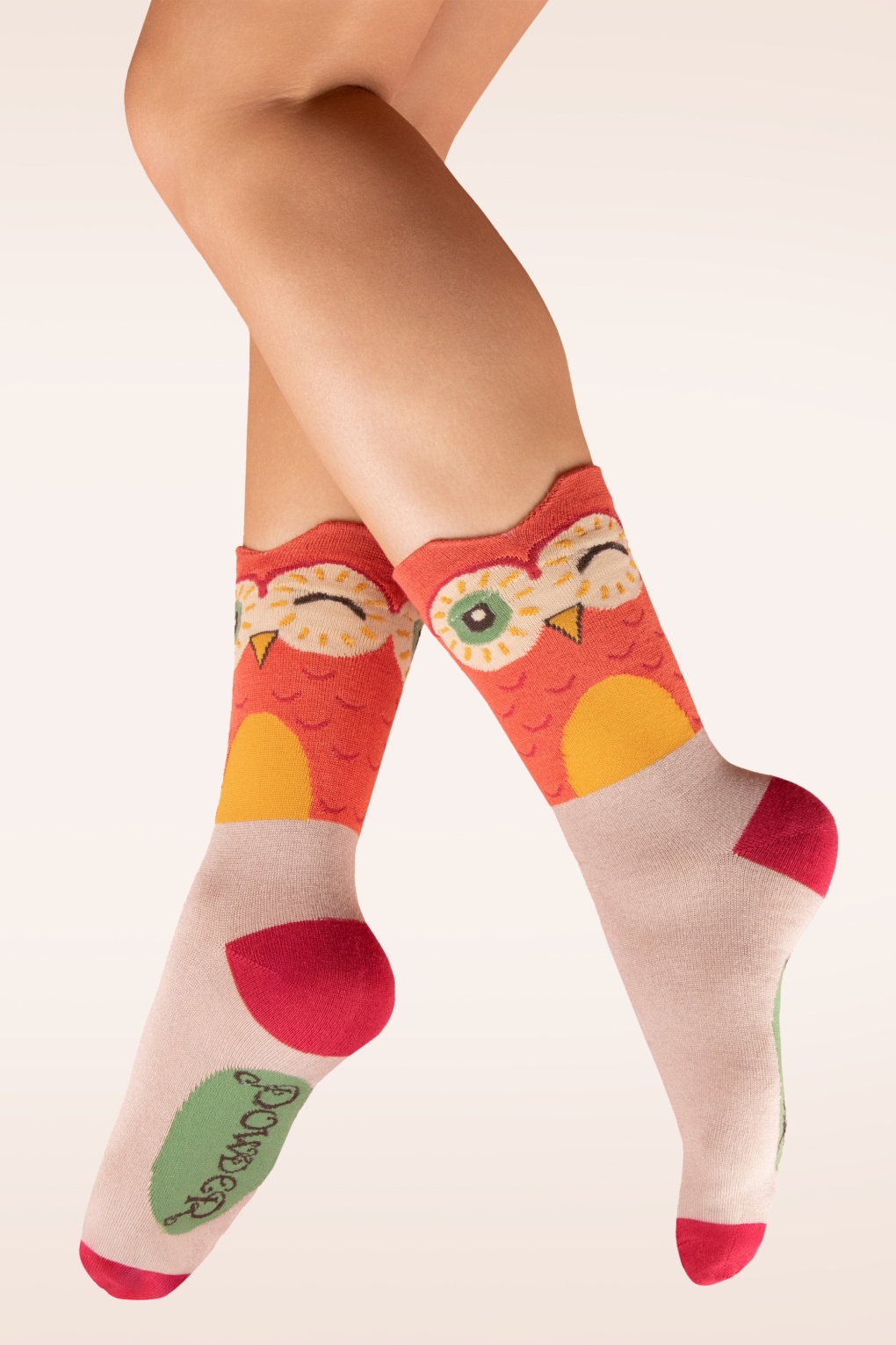 280558-Powder-54796-Orange-Owl-Socks-001W-full