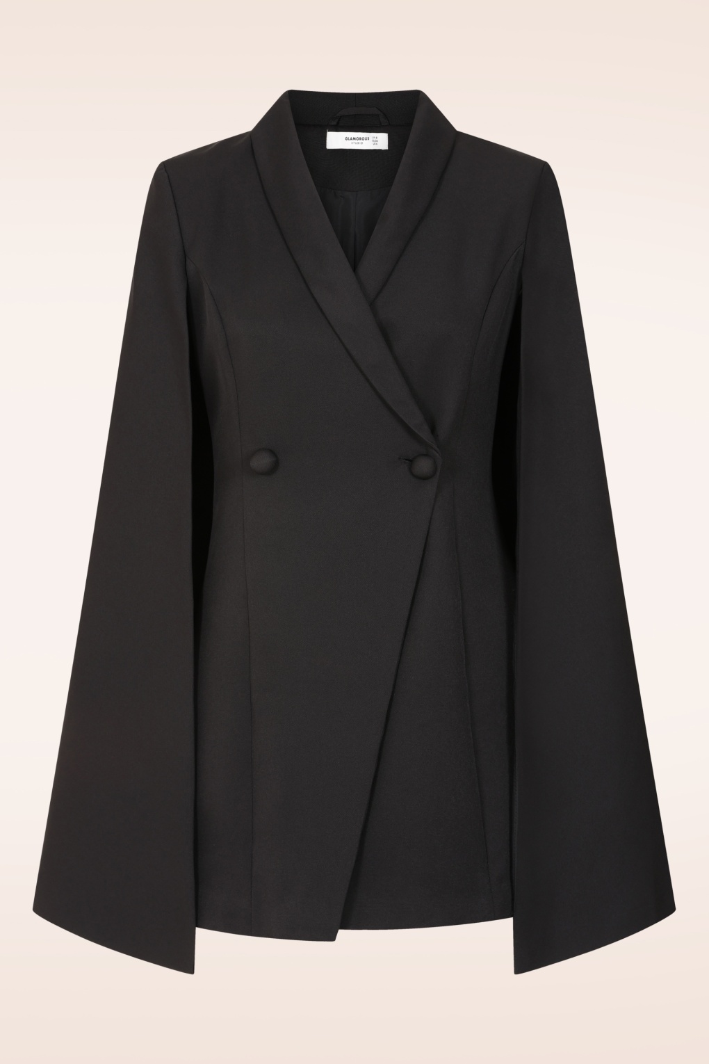 280651-Glamorous-54358-Dress-Suit-Falre-Sleeve-Black-250925-001W-full