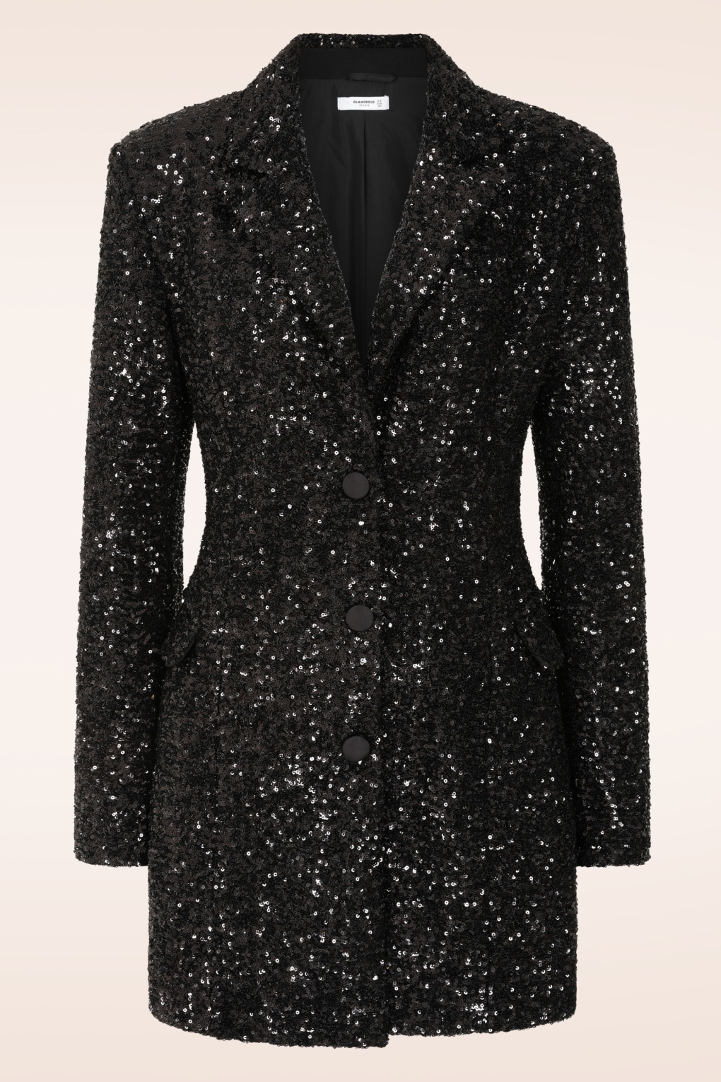 280656-Glamorous-53456-Dress-Suit-Black-Sequin-250925-001W-full