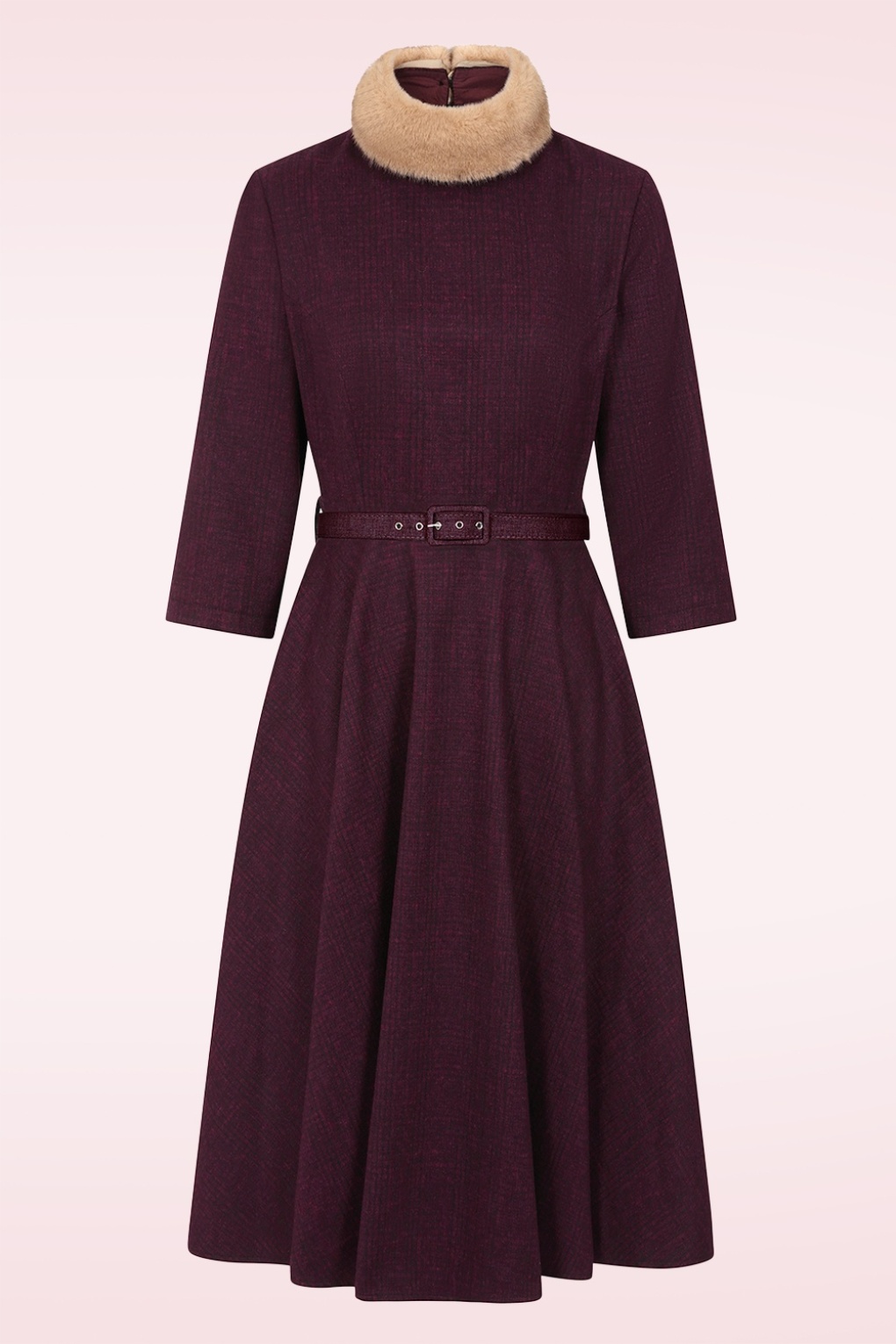 280992-Banned-53972-Dress-Swing-Burgundy-Fur-250115-001W-full
