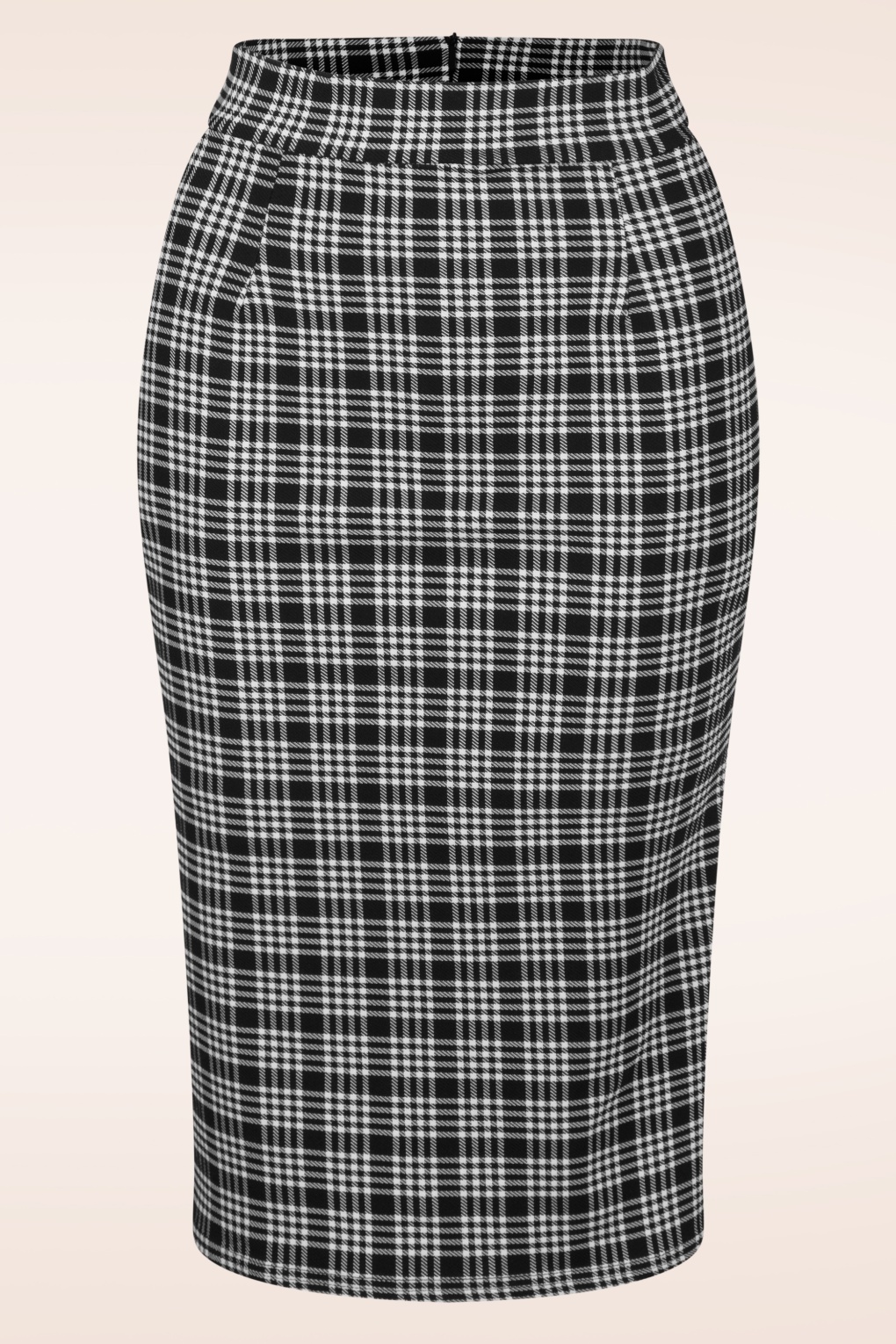 278093-Vintage-Chic-54676-Skirt-Pencil-Black-White-Check-250811-001W-full