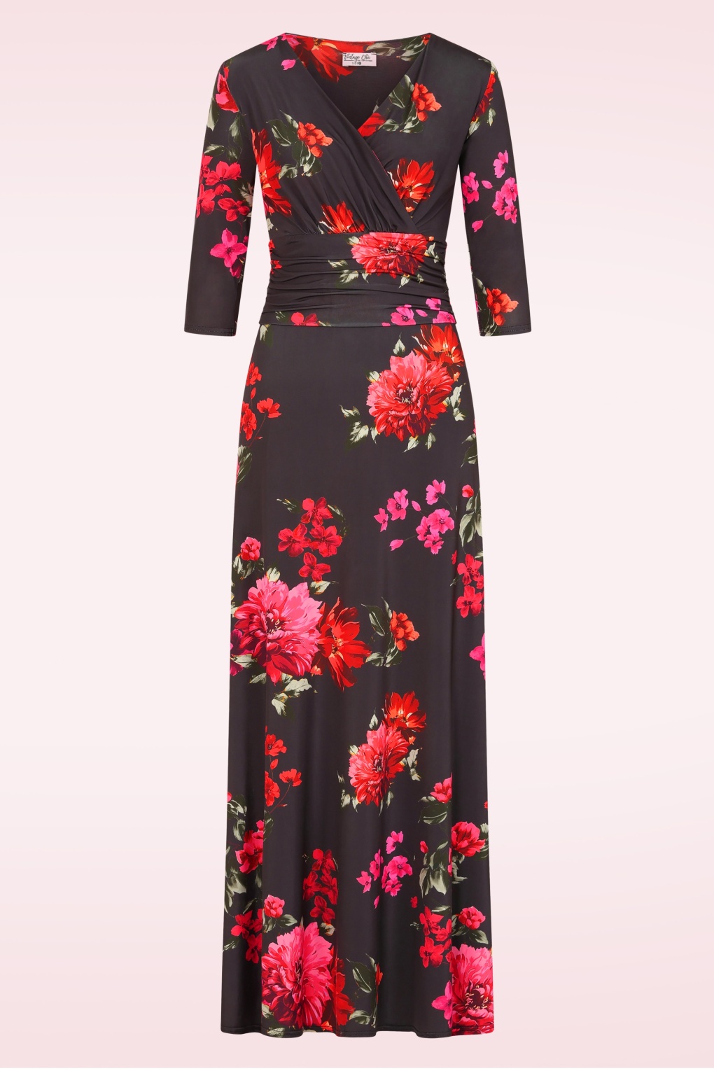 279104-Vintage-Chic-54653-Dress-Maxi-Black-Floral-Red-250829-001W-full