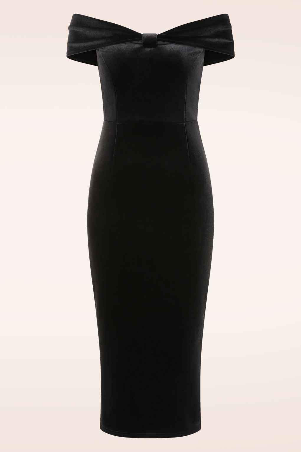 283747-Timeless-54479-Dress-Pencil-Maxi-Velvet-Black-251120-001W-full