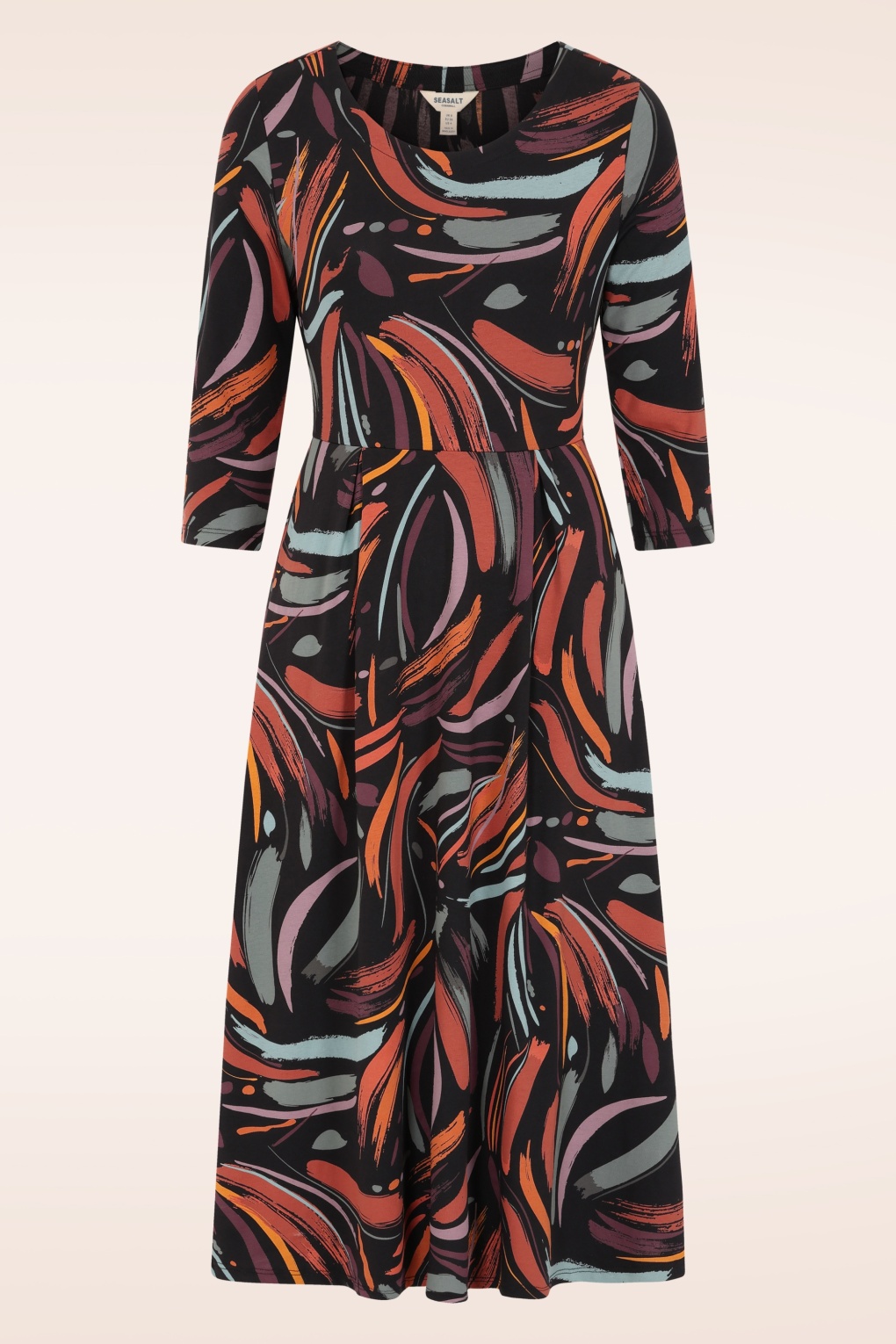 283767-Seasalt-53903-Dress-Midaxi-Graphic-Orange-Black-251120-001W-full