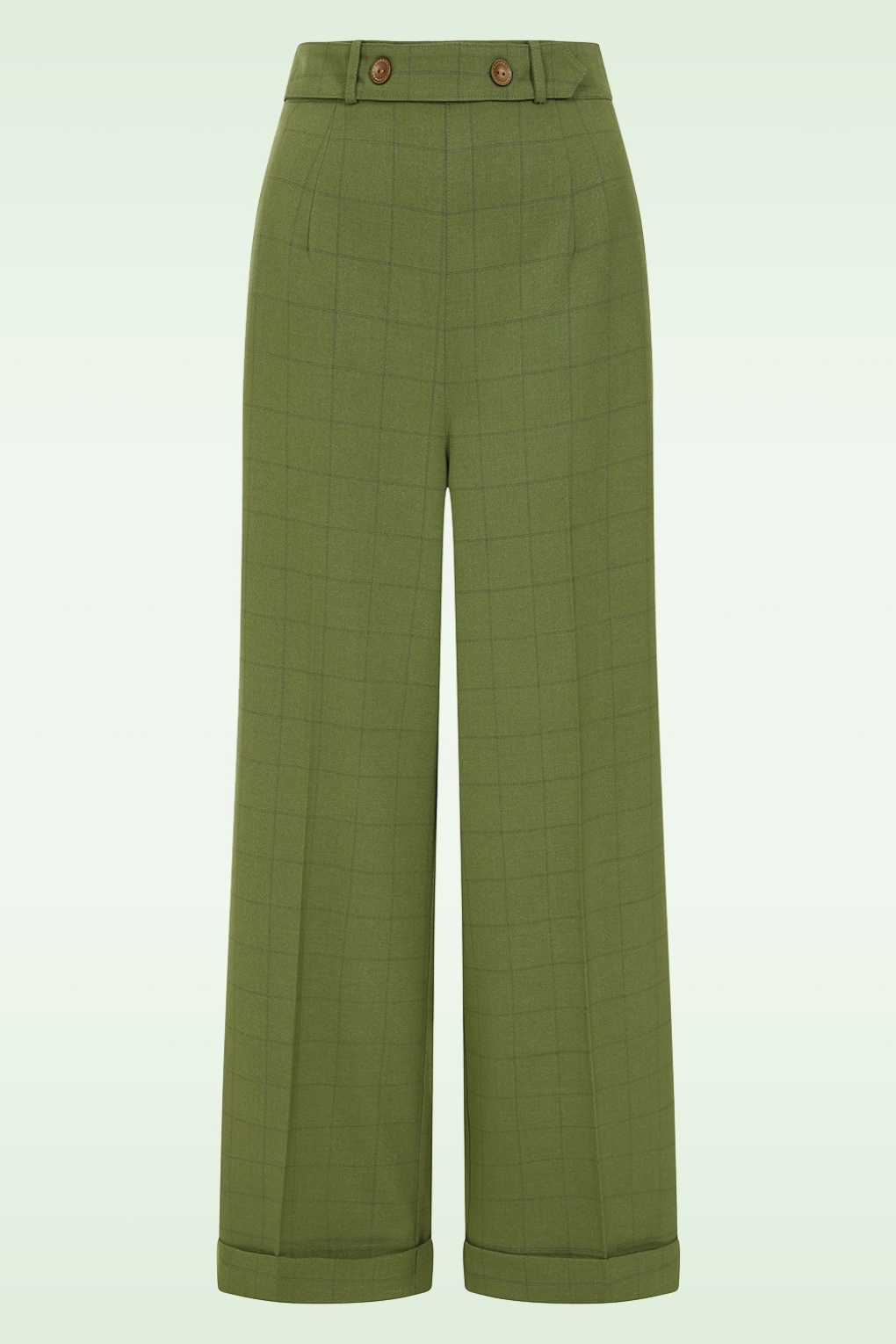 283892-Banned-54061-Green-Wide-Leg-Trousers-004W-full