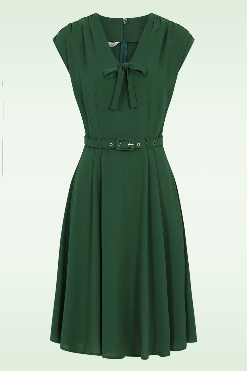 276312-Banned-52503-Swing-Dress-Bow-Green-240715-001W-full