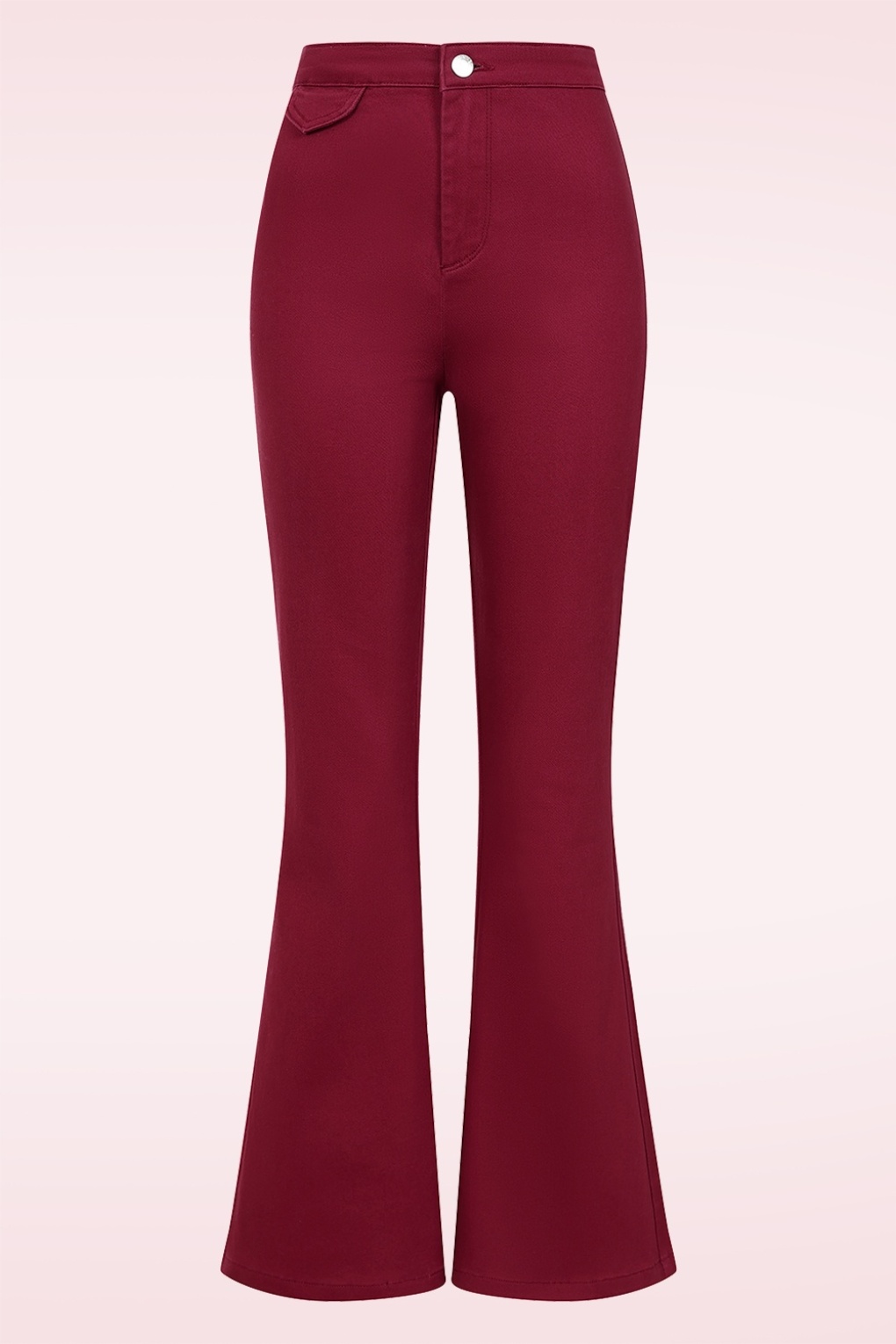 278509-Banned-54072-Trousers-Flared-Burgundy-241126-001W-full