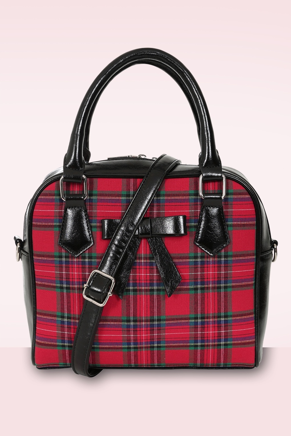 281727-Banned-53921-Handbag-Check-Red-Black-Bow-241125-001LW-full
