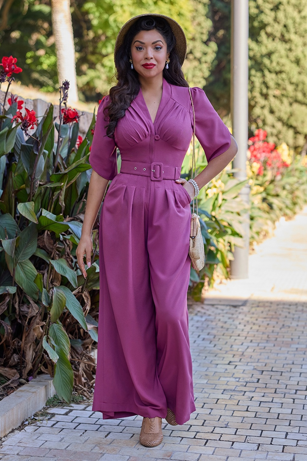 285668-Miss-Candyfloss-56158-Jumpsuit-Fuchsia-Purple-251126-001W-full