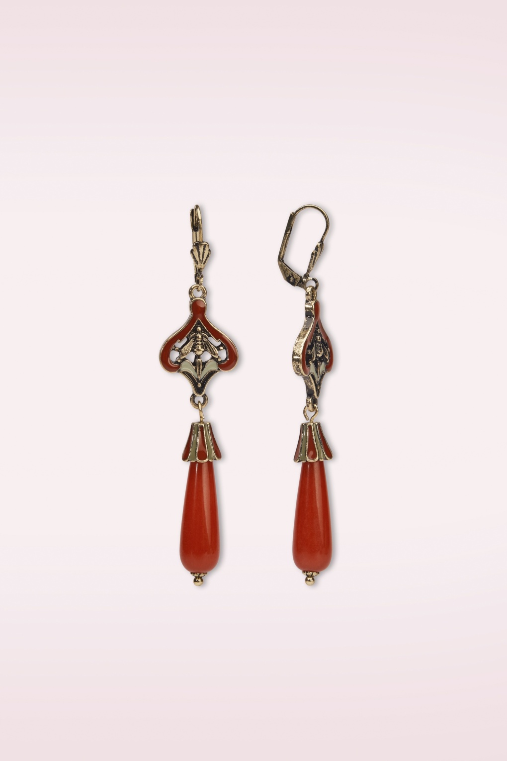 285719-Lovely-56213-Earrings-Red-Stone-Hanger-260109-001A-full