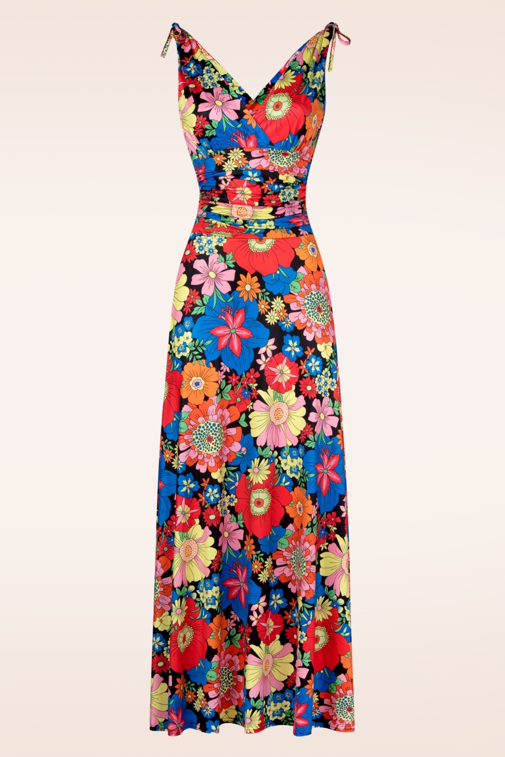 276770-Vintage-Chic-54291-Dress-Maxi-Black-Bright-Multicolour-Floral-250612-001W-full