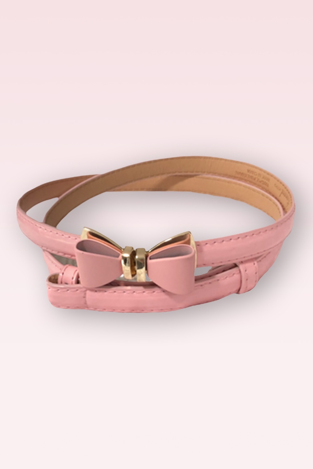 279359-Banned-54912-Belt-Bow-Apricot-Pink-Lacquer-250811-001W-full