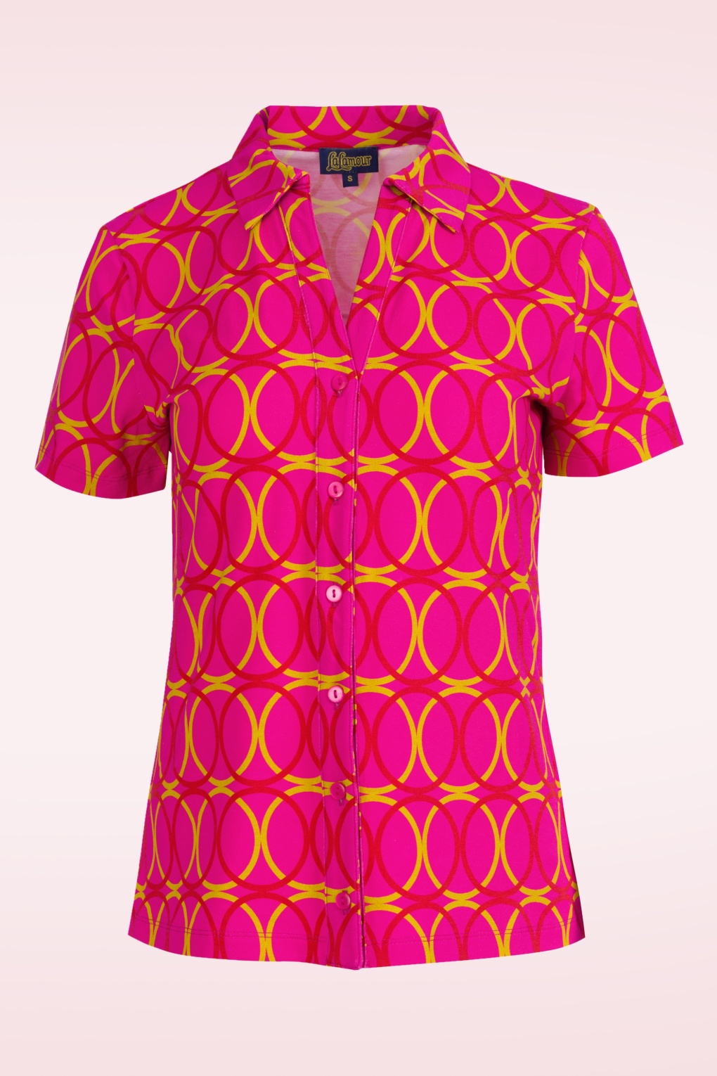 287652-Lalamour-55316-Blouse-Pink-Lena-Bubble-250507-001W-full