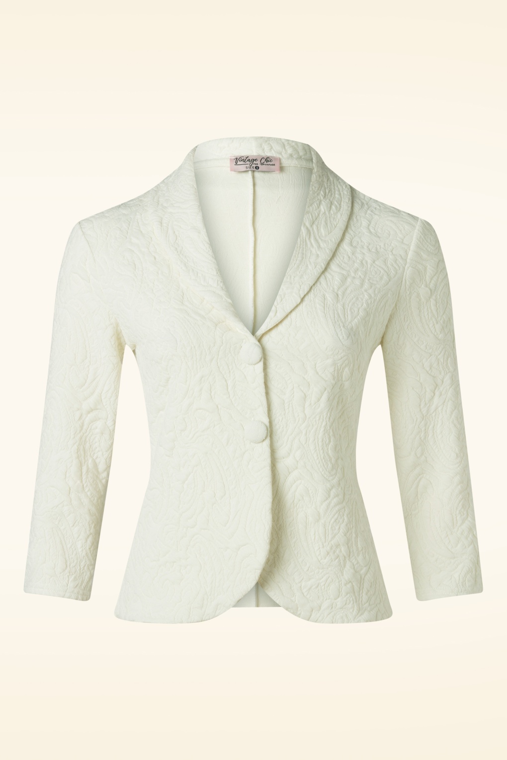 271479-Vintage-Chic-53248-Blazer-Cream-Jacquard-250217-001W-full