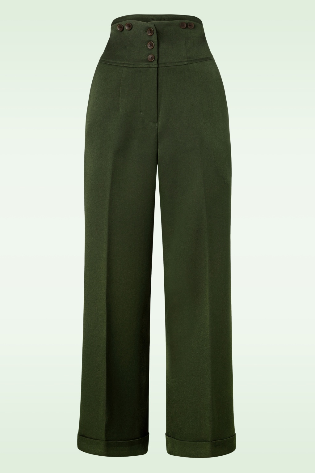 290668-Banned-34897-50s-Girl-Boss-Trousers-Dark-Green-20200915-004W-full