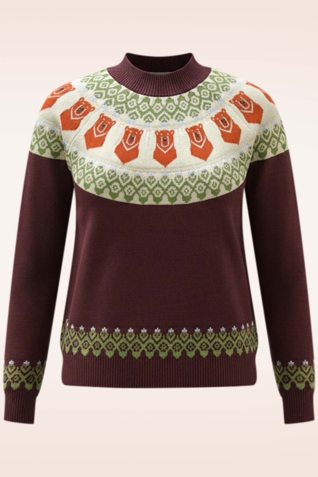 290890-Pretty-Vacant-56964-Fairisle-Bear-Jumper-Rum-Raison-260630-001L-full