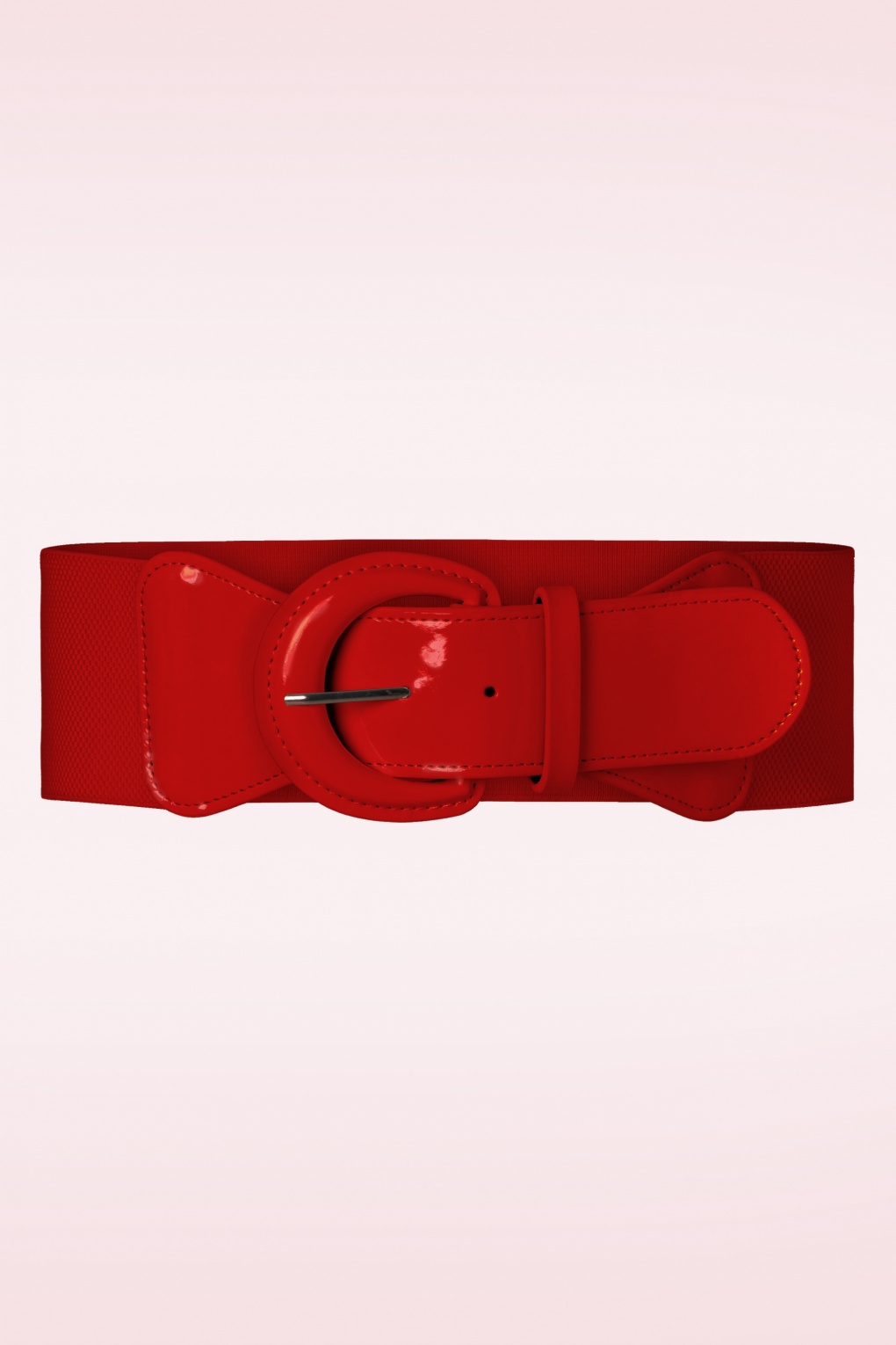 Corinne elastische riem in rood