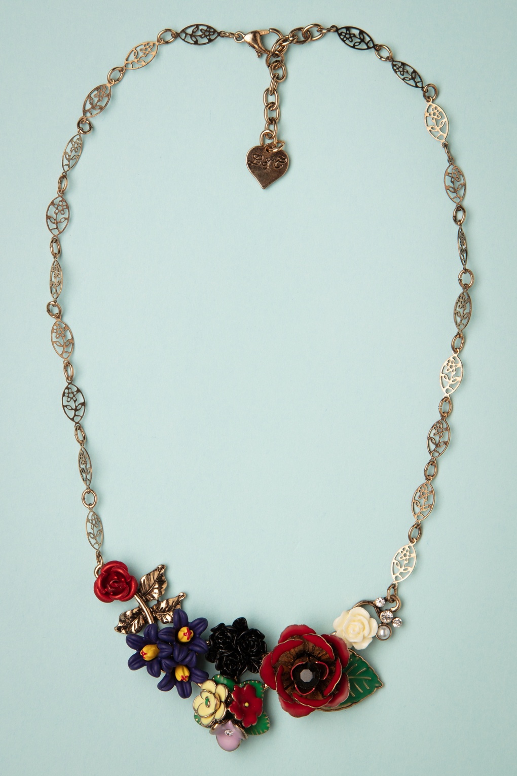 Cluster Flower ketting in multi