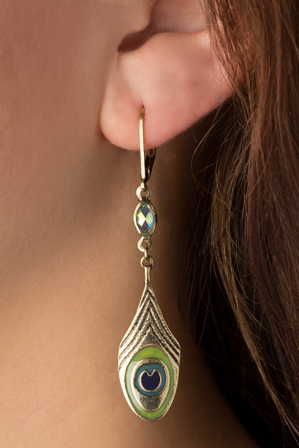 256032-Lovely-44889-Earring-Gold-Peacock-221101-601-full
