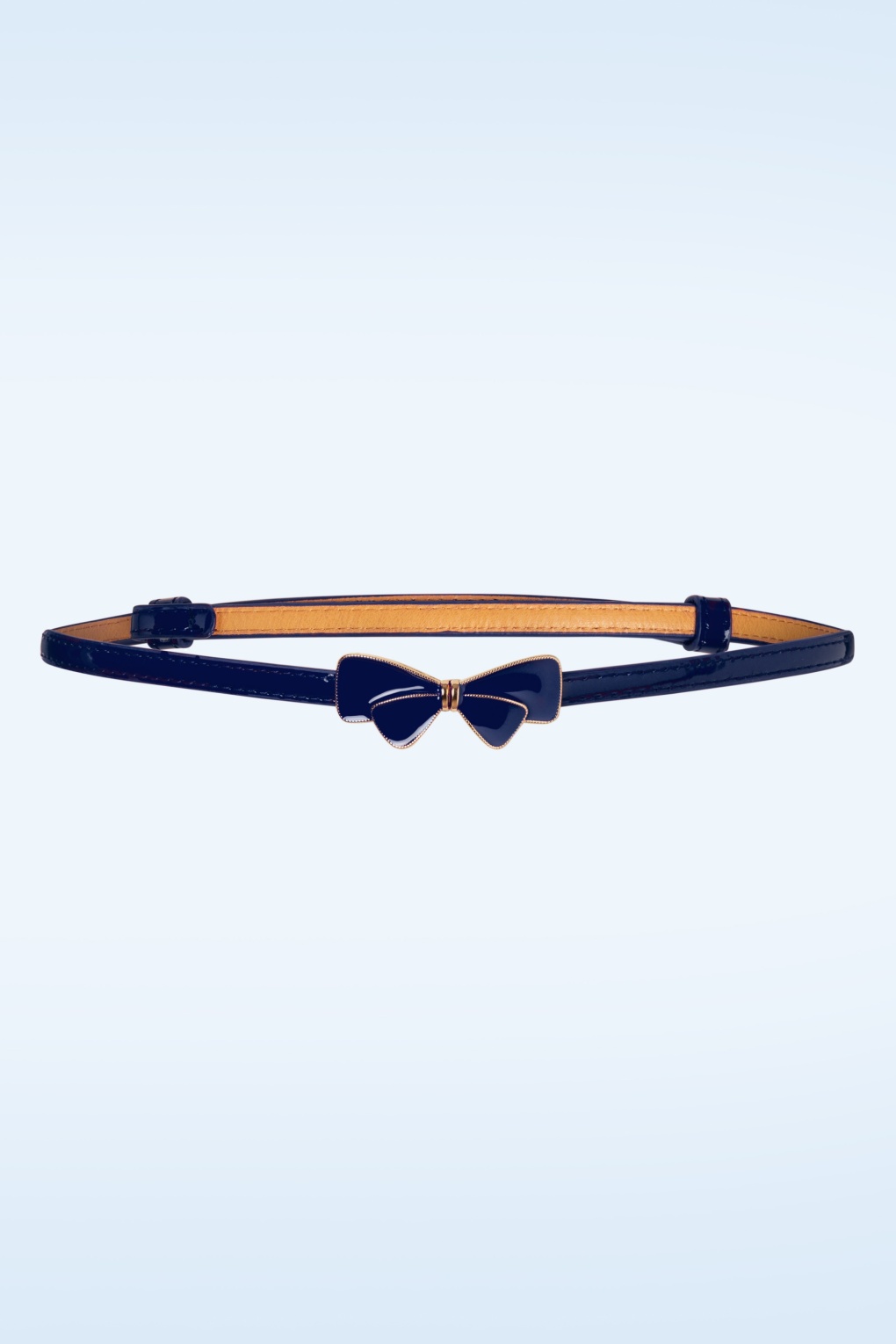 Lana Bow riem in Donker Blauw
