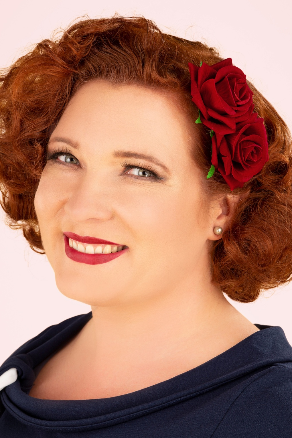 Be My Valentine haarspeld in rood