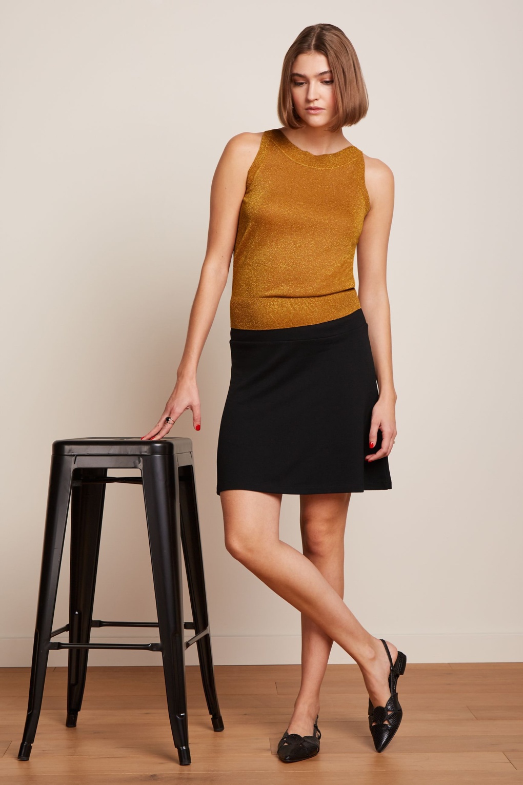 Border milano rok in zwart