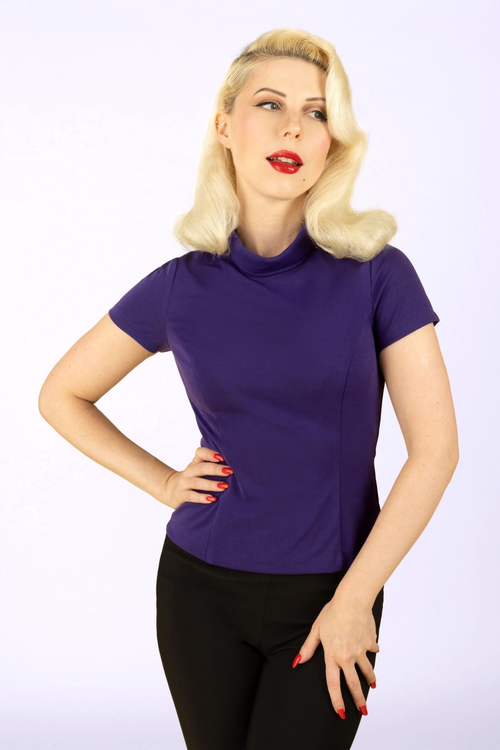 Sandra top in paars