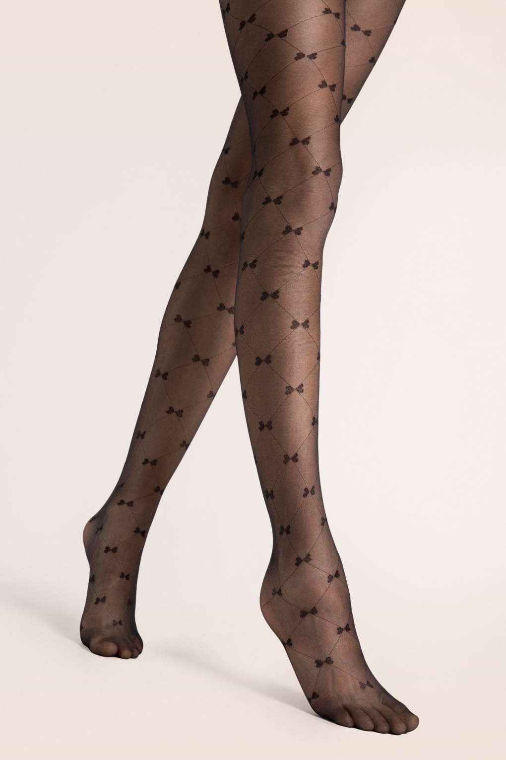 Ribbon panty in zwart