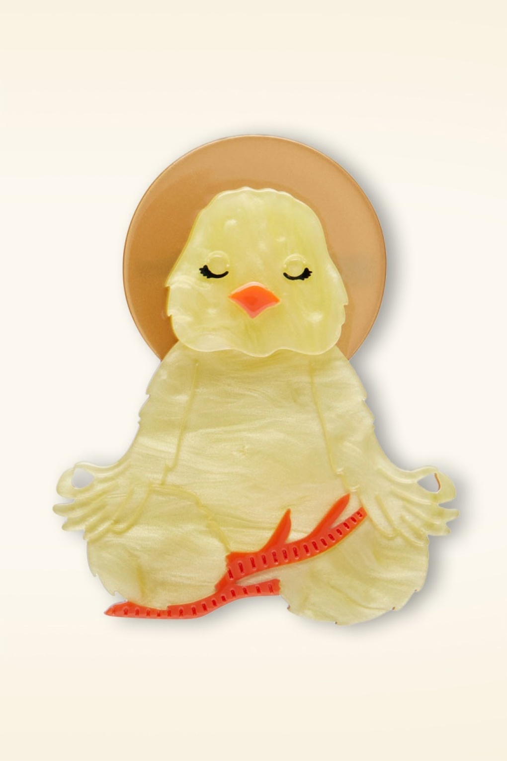The Yoga Chick broche