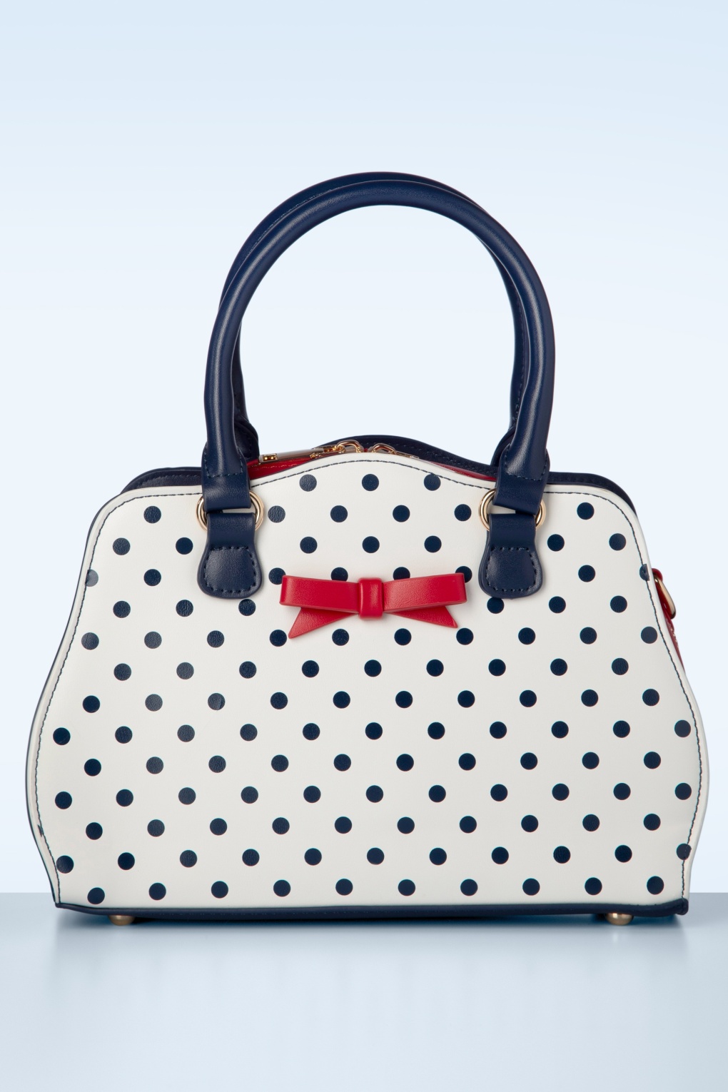 Poppy Polka handtas in wit