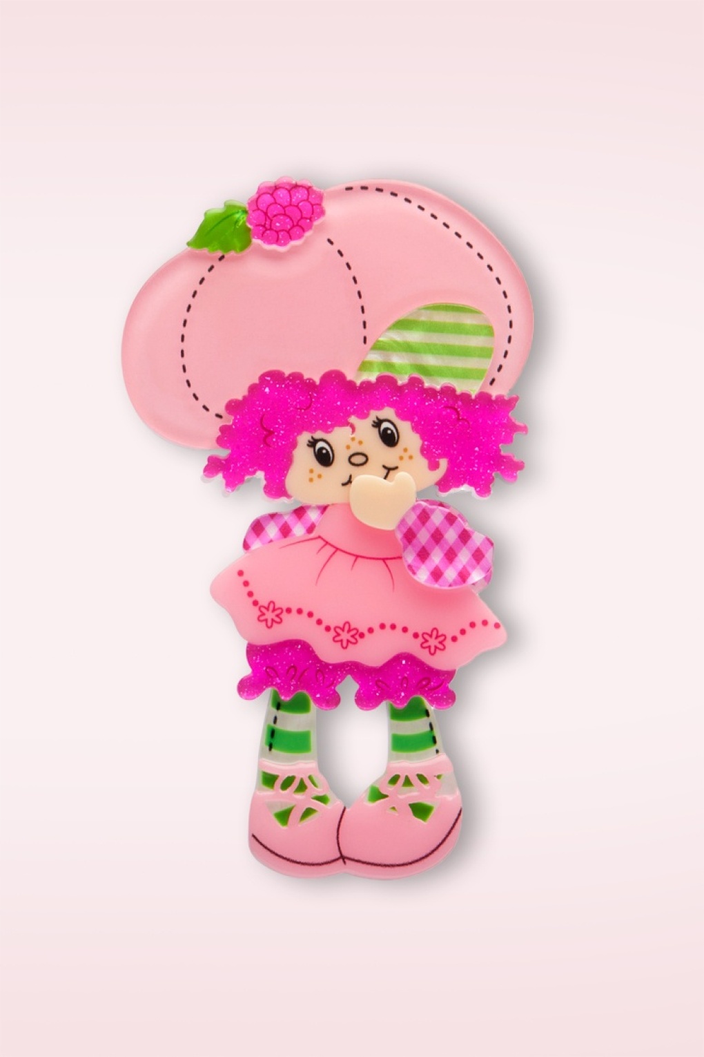 Raspberry Tart broche