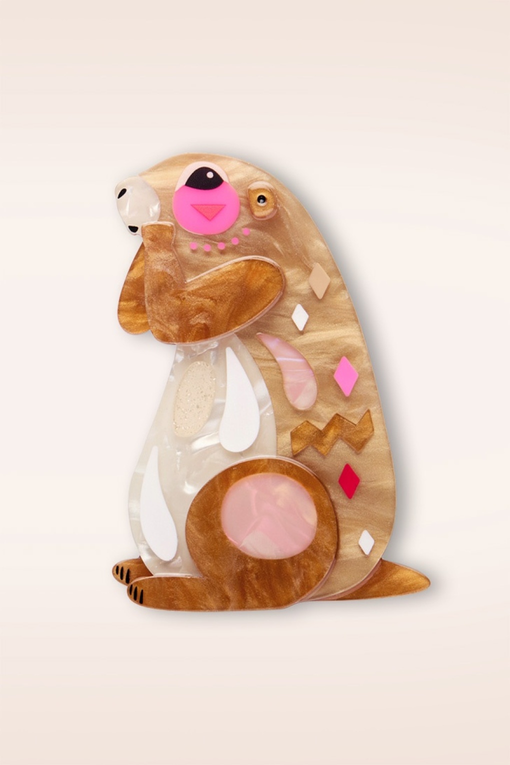 The Prudent Prairie Dog broche