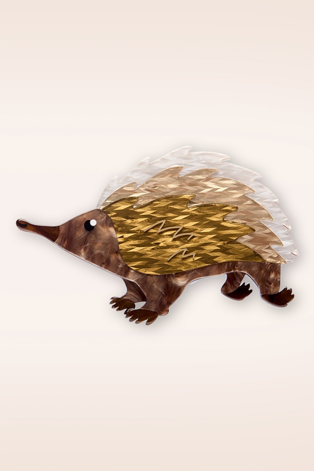 Prickles The Echidna broche