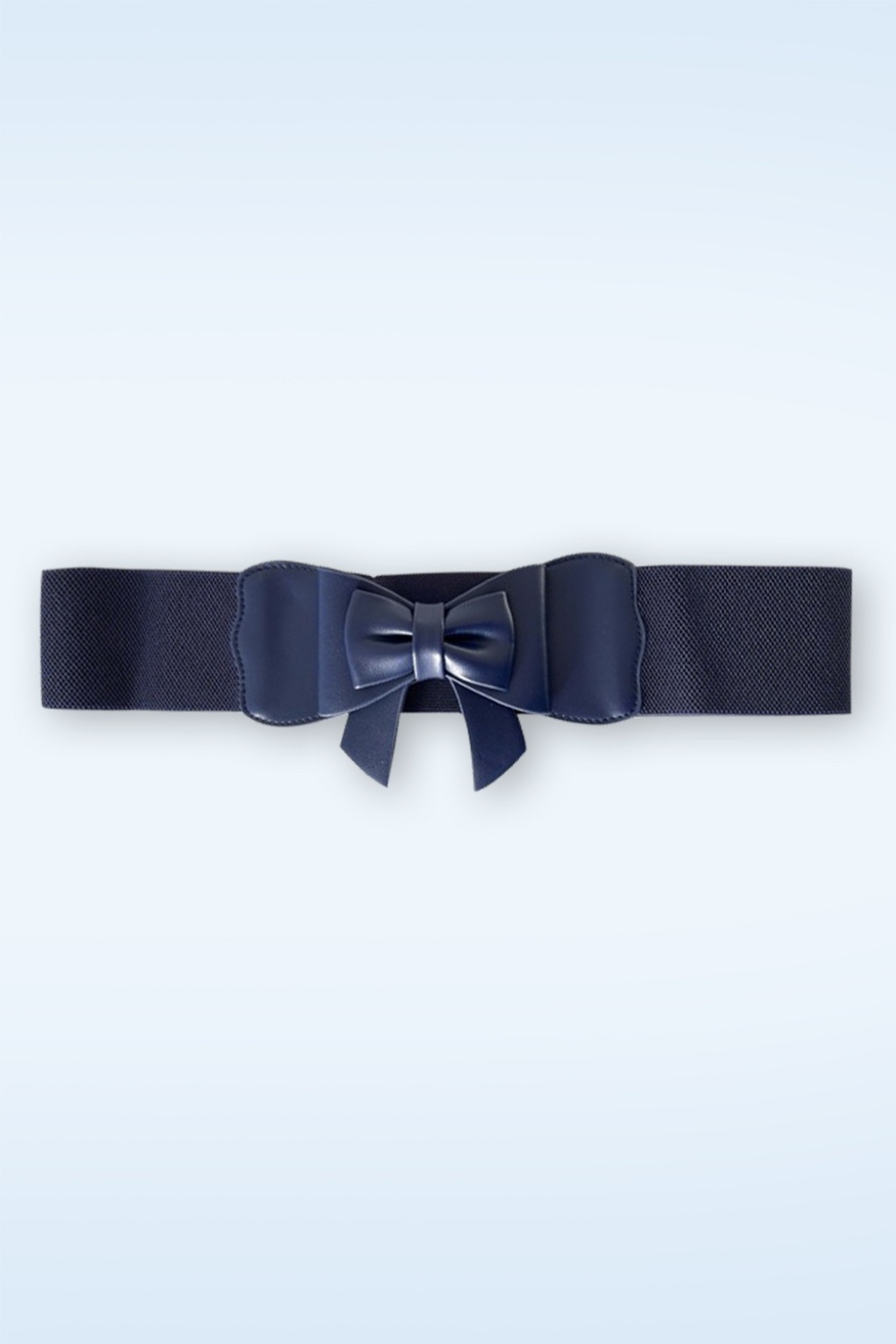 Play It Right Bow riem in marineblauw
