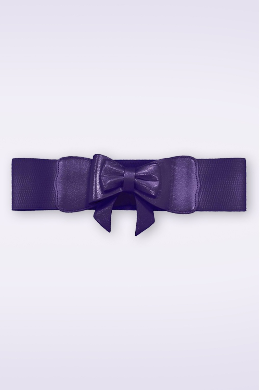 Play It Right Bow riem in aubergine