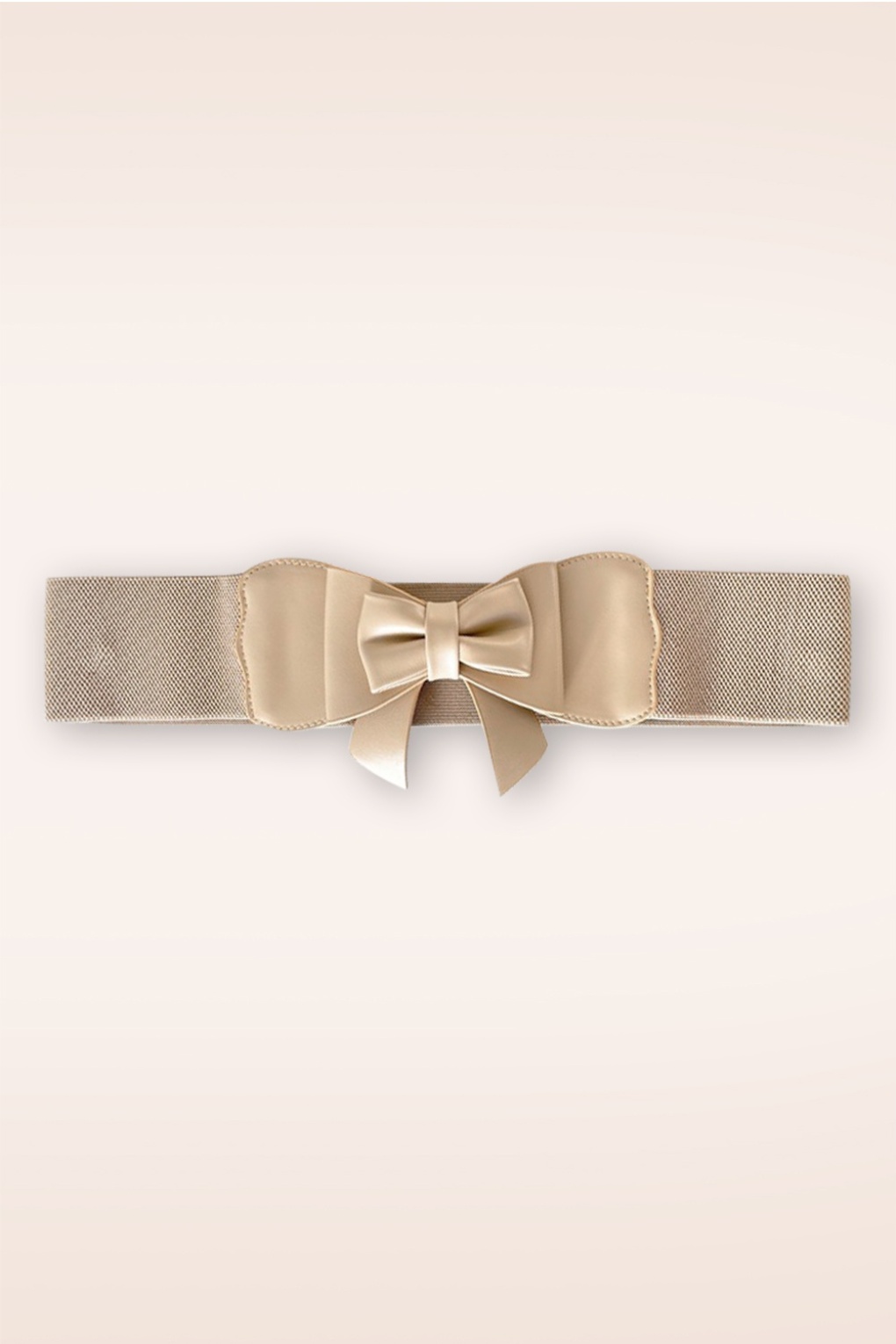 Play It Right Bow riem in beige