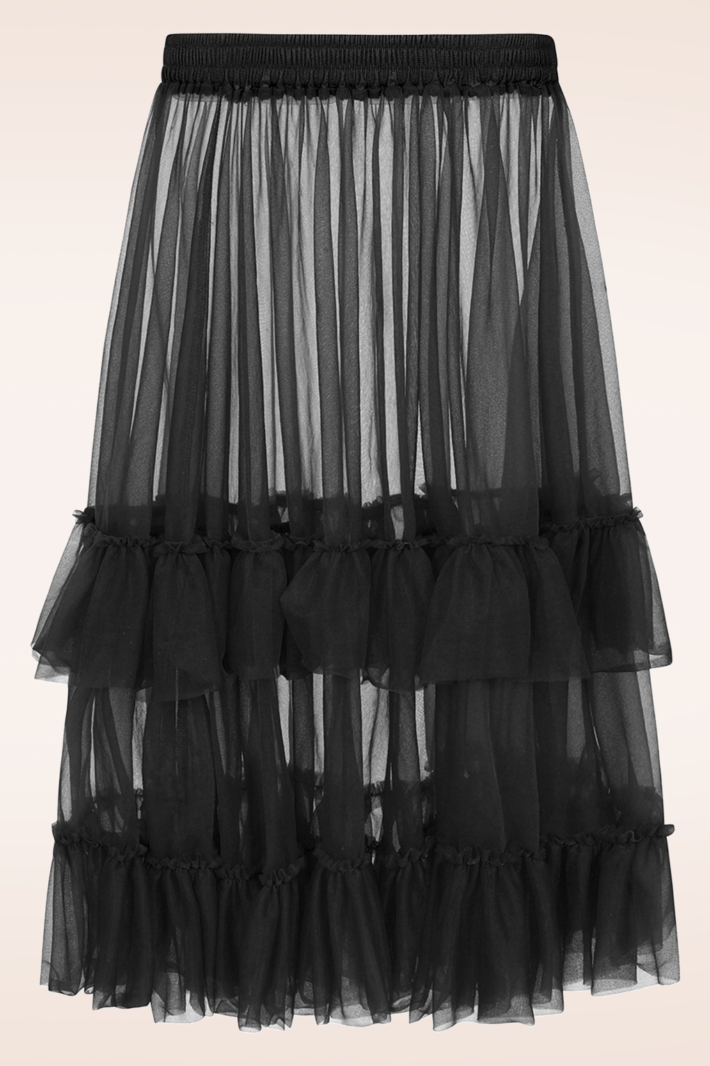 Mia petticoat in zwart