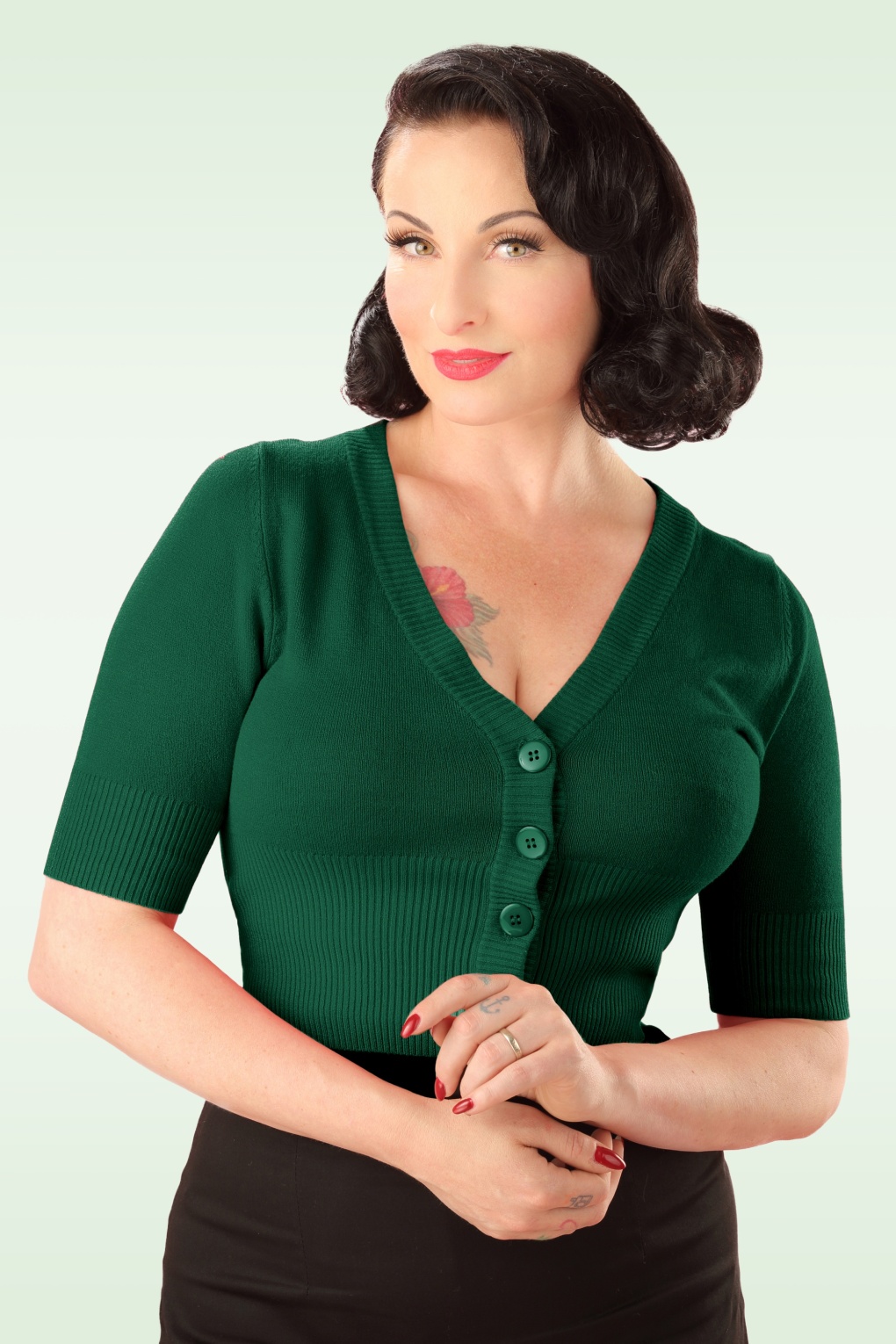 283884-Banned-55324-Overload-Cardigan-Bottle-Green-005-full