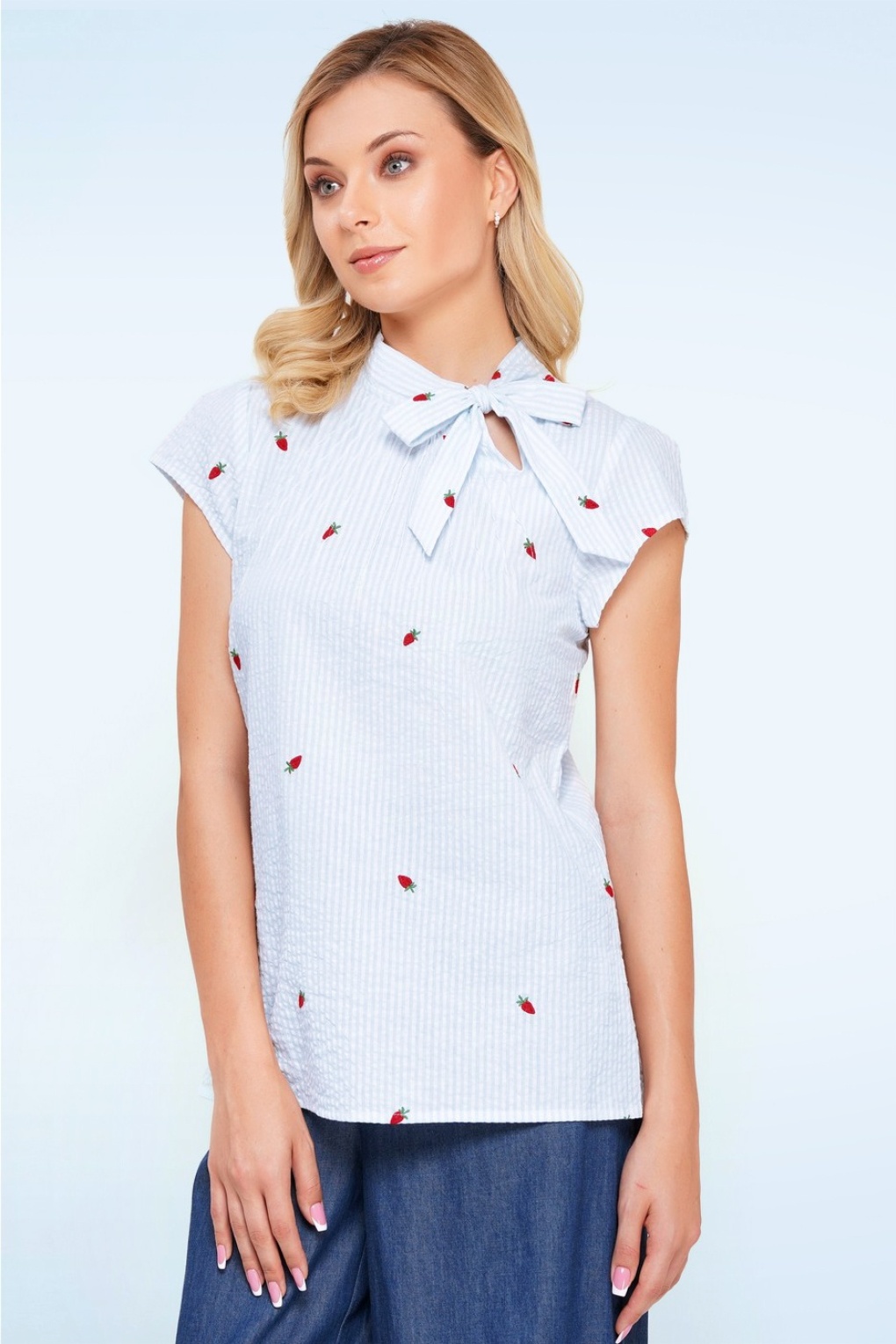 284722-Circus-55390-Striped-Blouse-Emboridery-Strawberries-260128-020LW-full