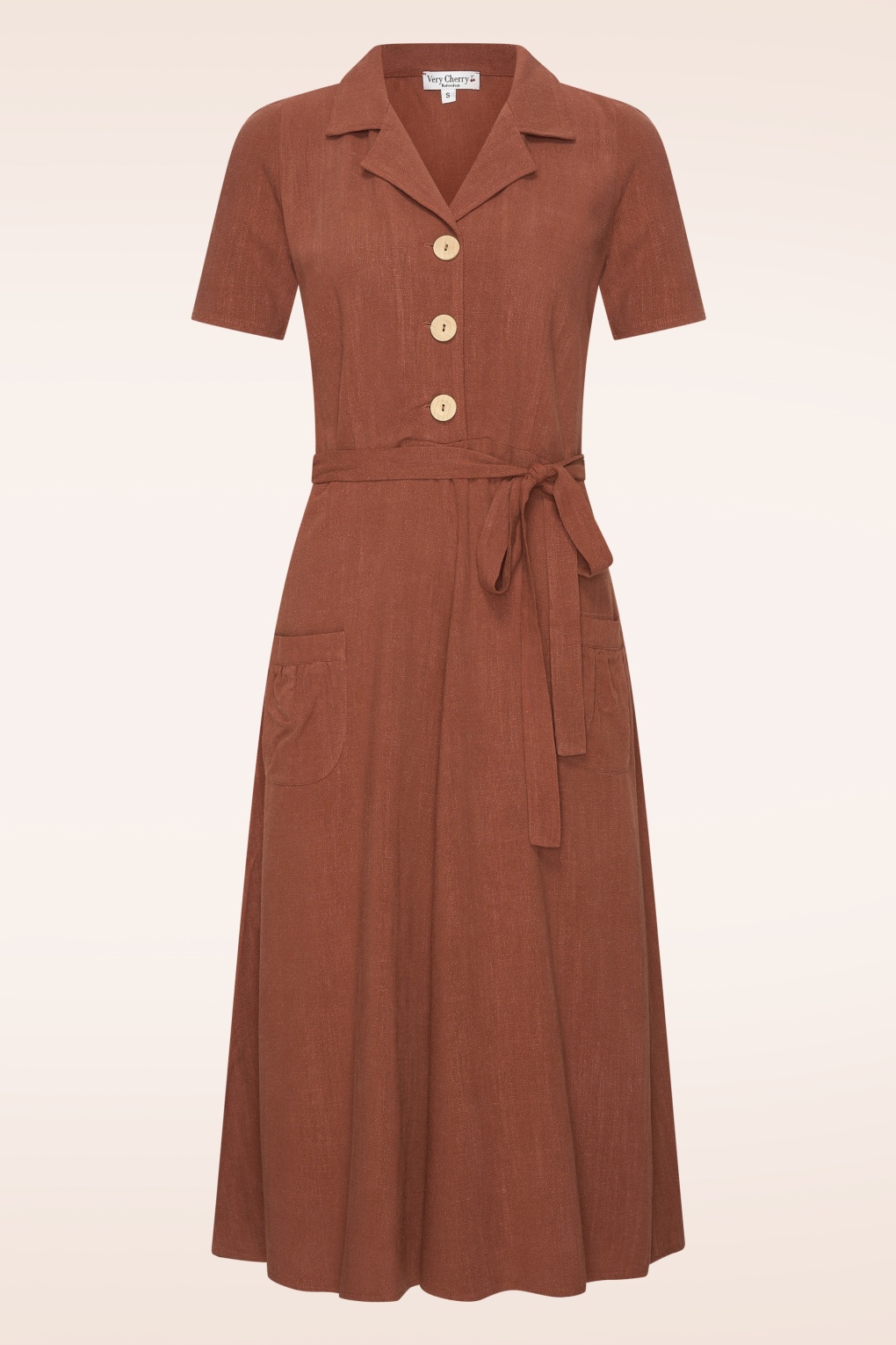 284736-Very-Cherry-55441-Reverse-Midi-Dress-Terracotta-260128-020LW-full