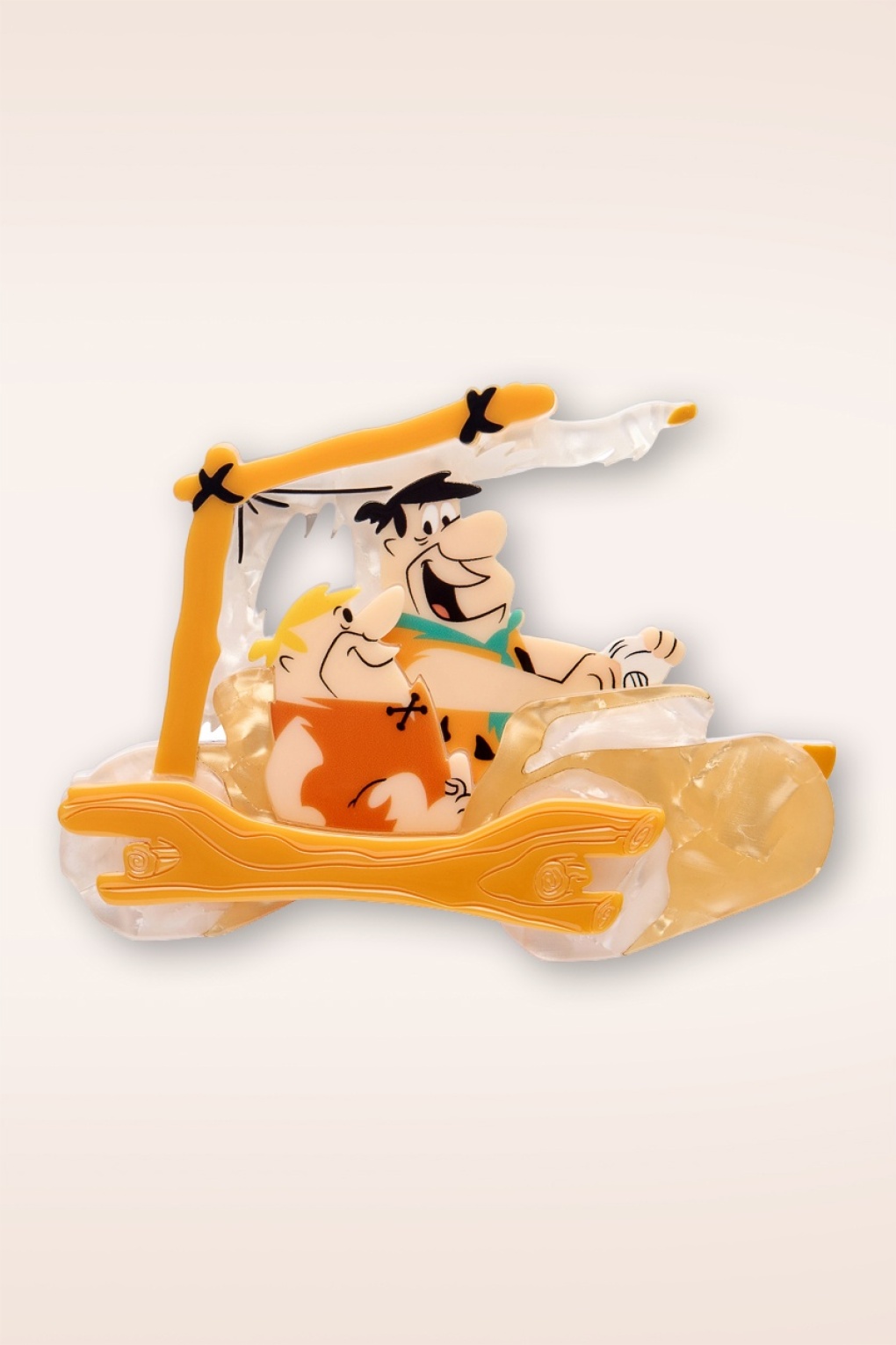 The Flintmobile broche