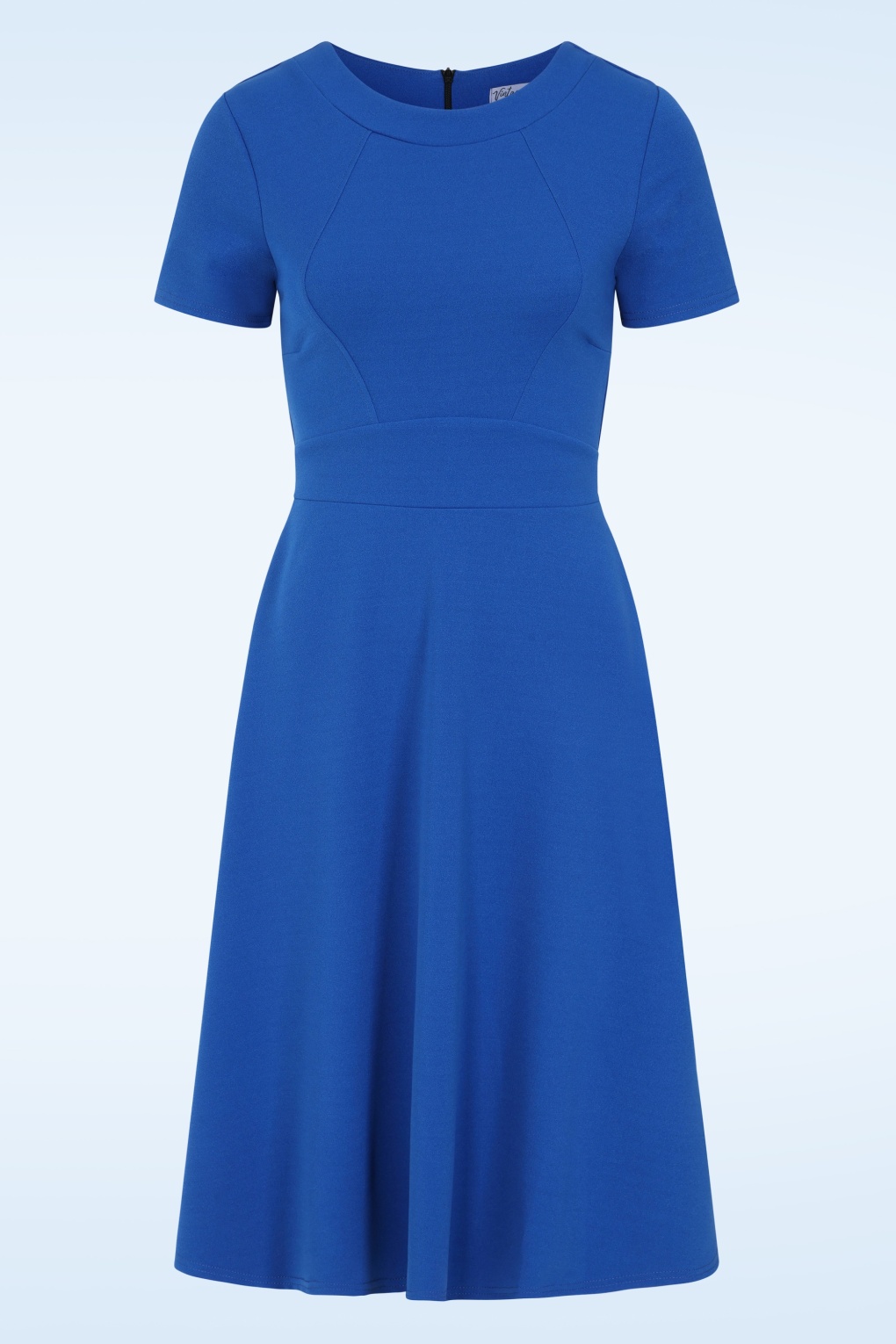 284952-Vintage-Chic-55791-Scuba-Crepe-Swing-Dress-Royal-Blue-260204-020LW-full