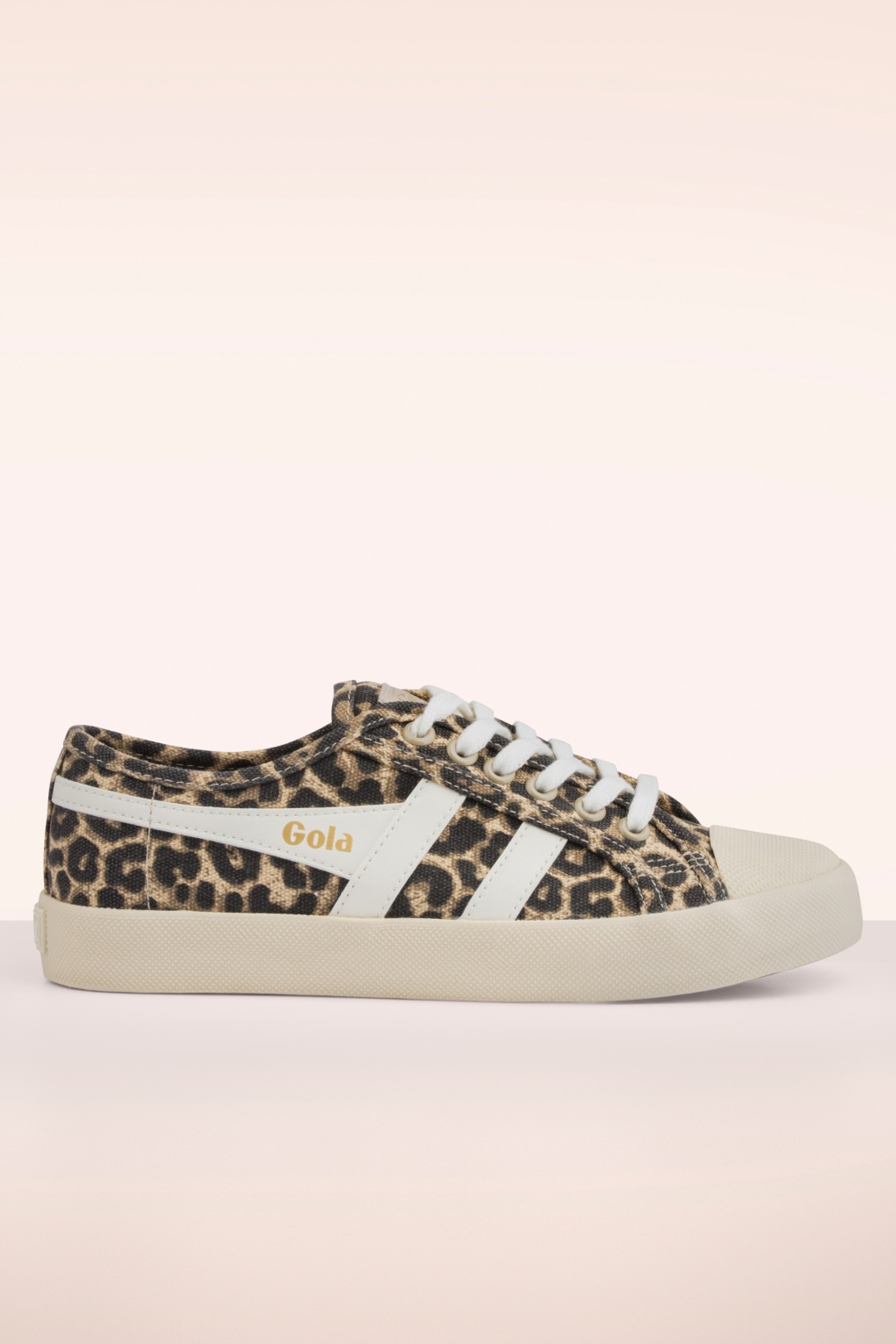 Coaster Canvas sneakers in luipaard