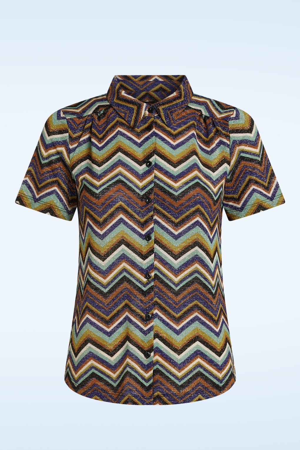 Maisie Shio blouse in strong blauw