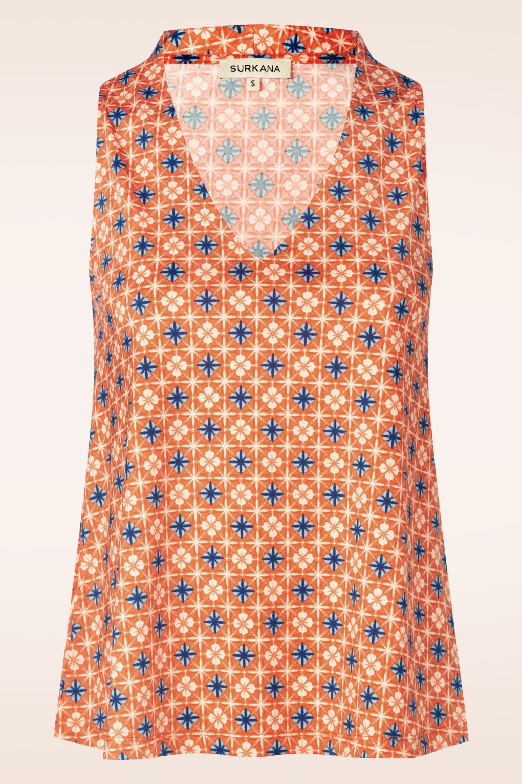 288272-Surkana-54738-V-Neck-Top-Orange-12042025-039W-full