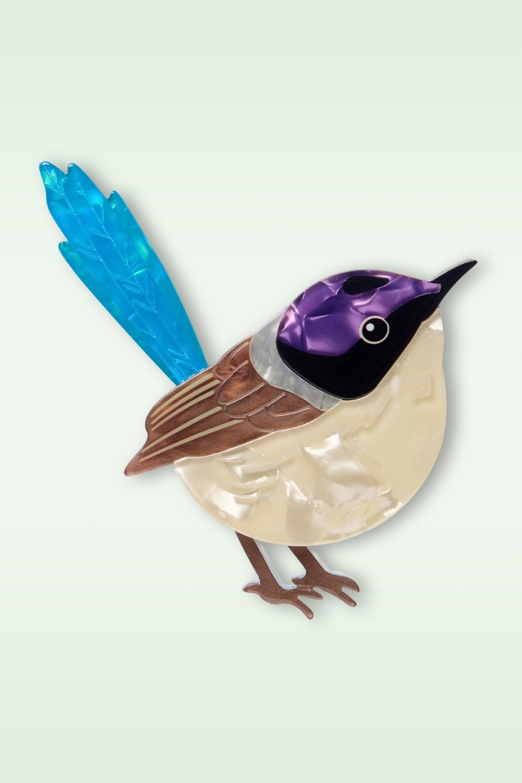 288723-Erstwilder-56662-Brooch-Purple-Crowned-Fairy-Wren-260209-001W-full