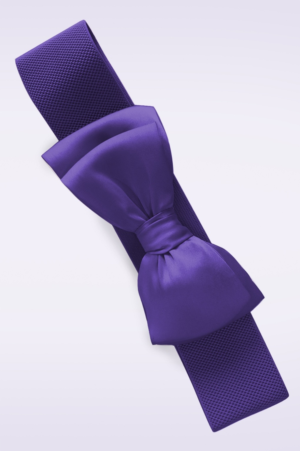 Bella Bow riem in Cadbury paars