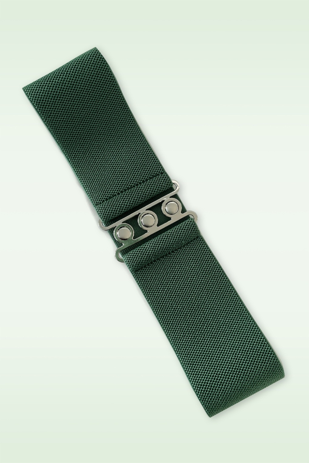 Lauren Vintage stretch riem in dennengroen